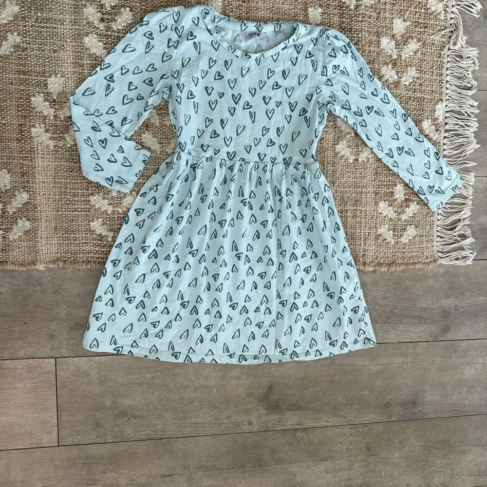 Kiki & Koko Long Sleeve Dress Girls Size 122 (Small) Like New
